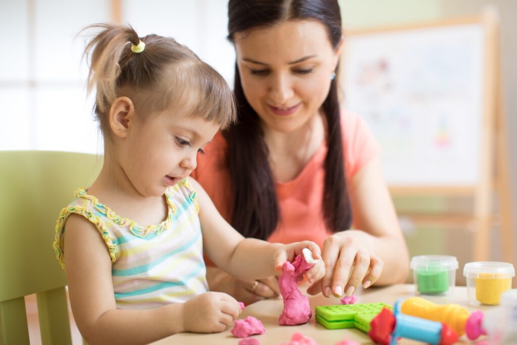 children learning in classroom