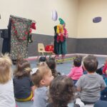 puppet show in gym