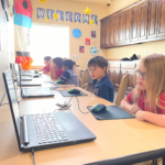 children learning in classroom