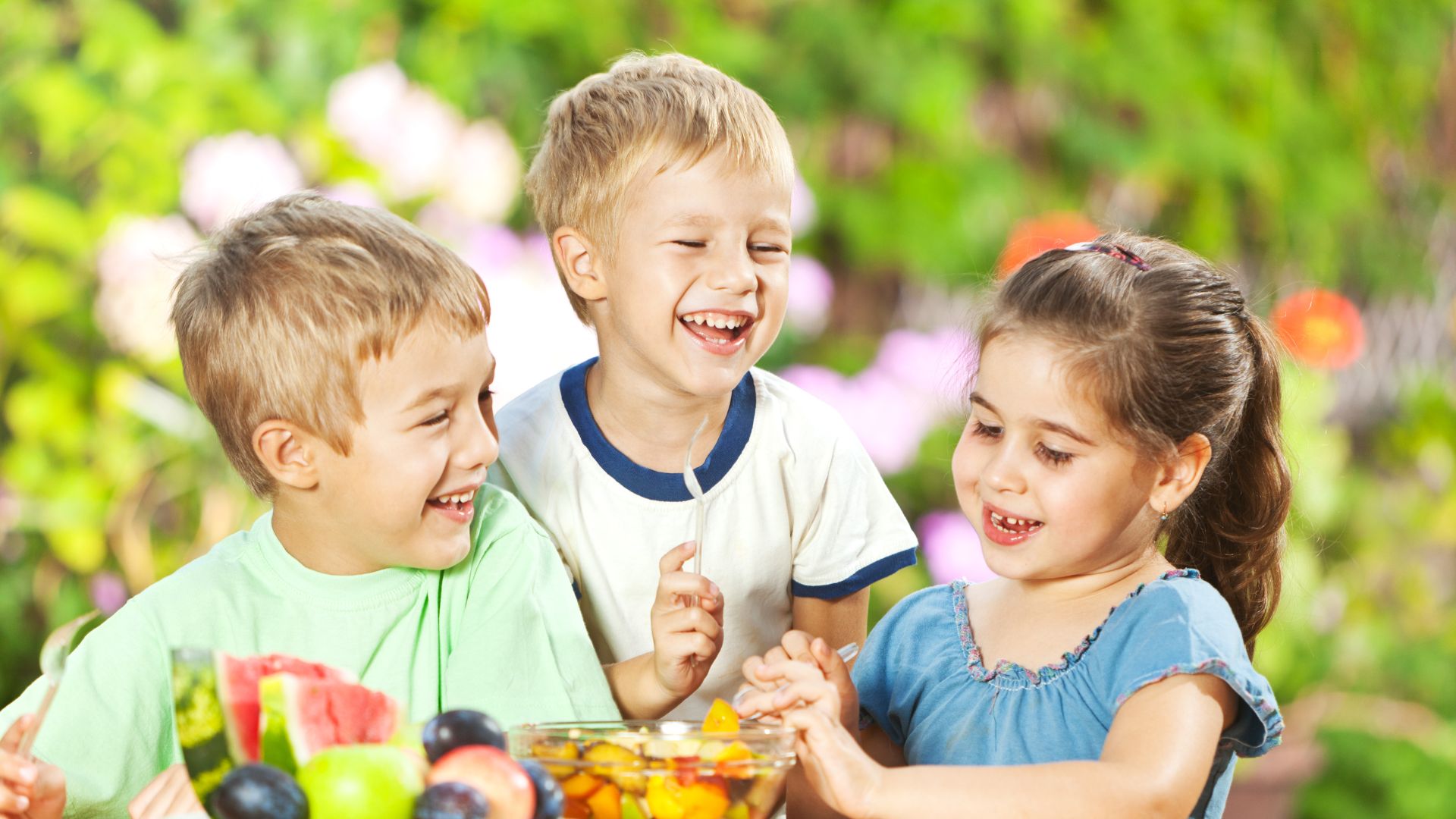 children sharing