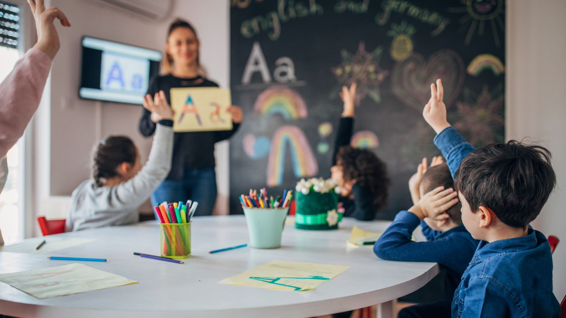 children in class