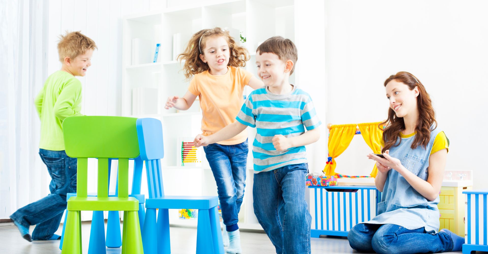 kids playing together