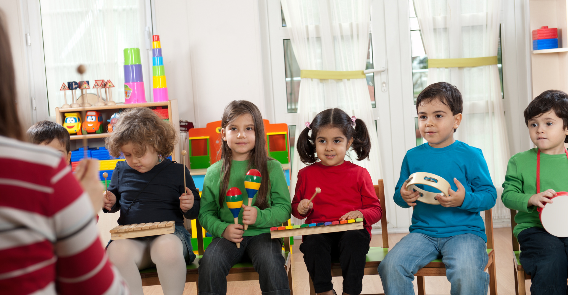 kids playing music