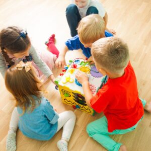 preschoolers playing