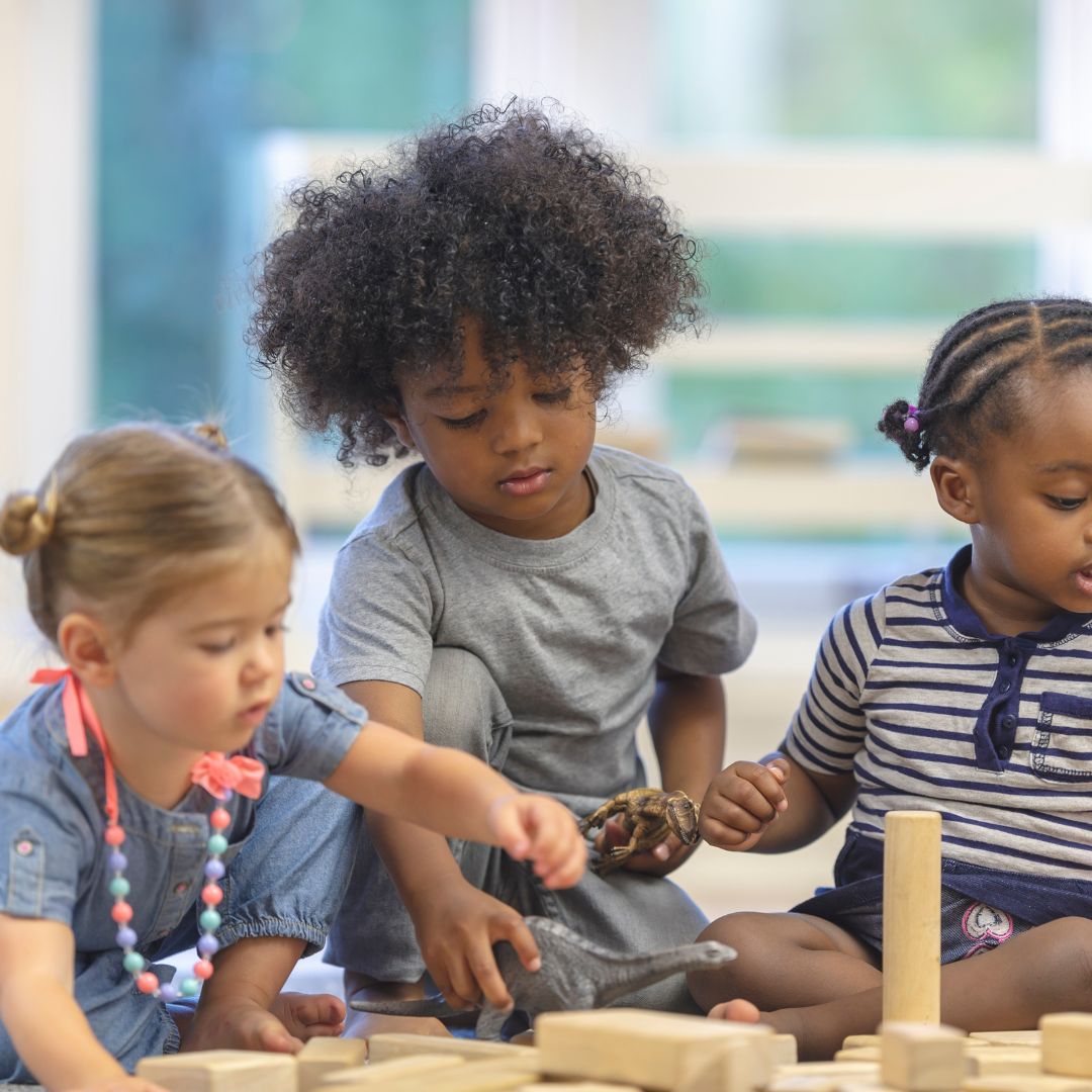 kids playing in class