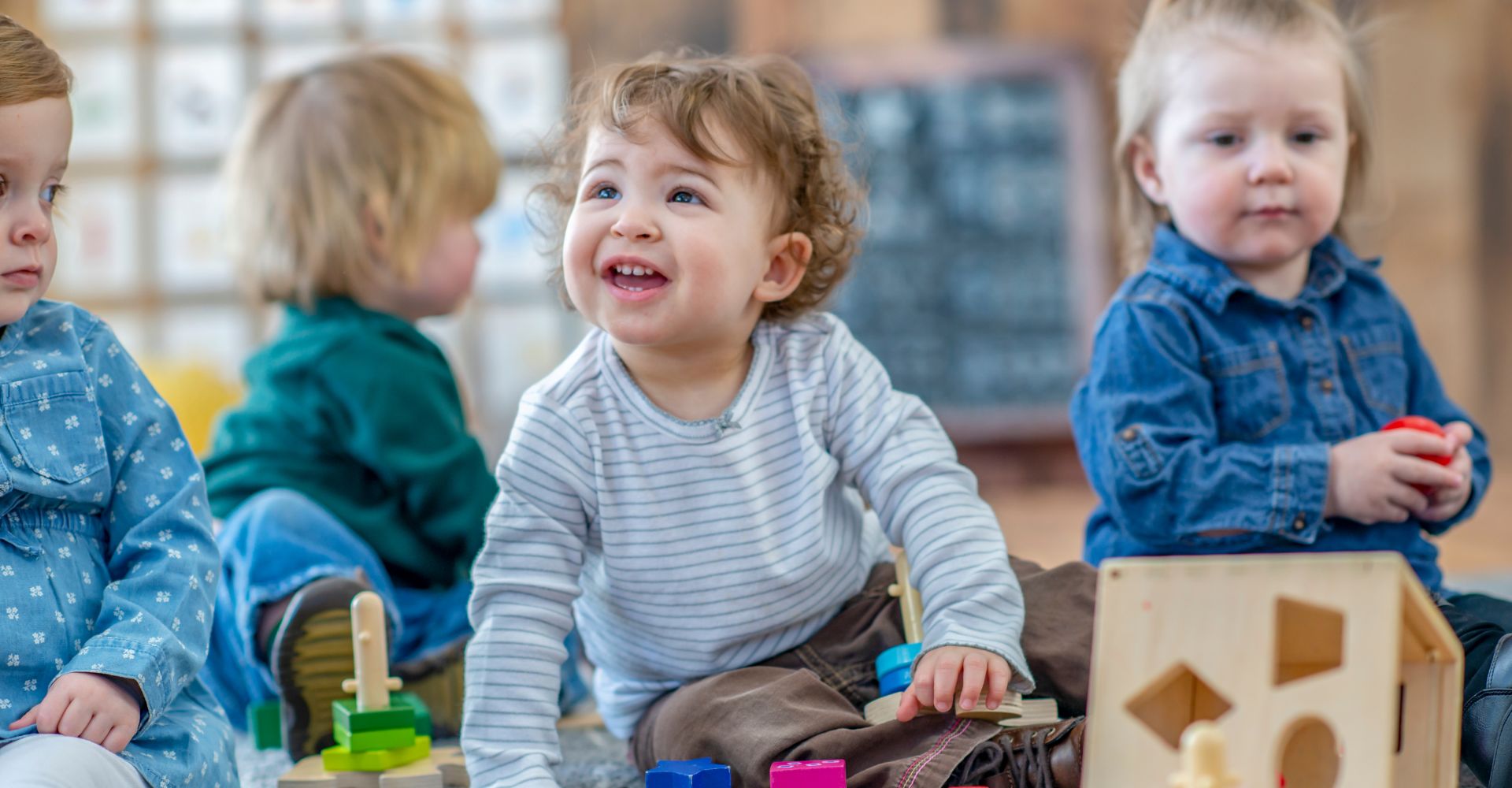 kids in preschool
