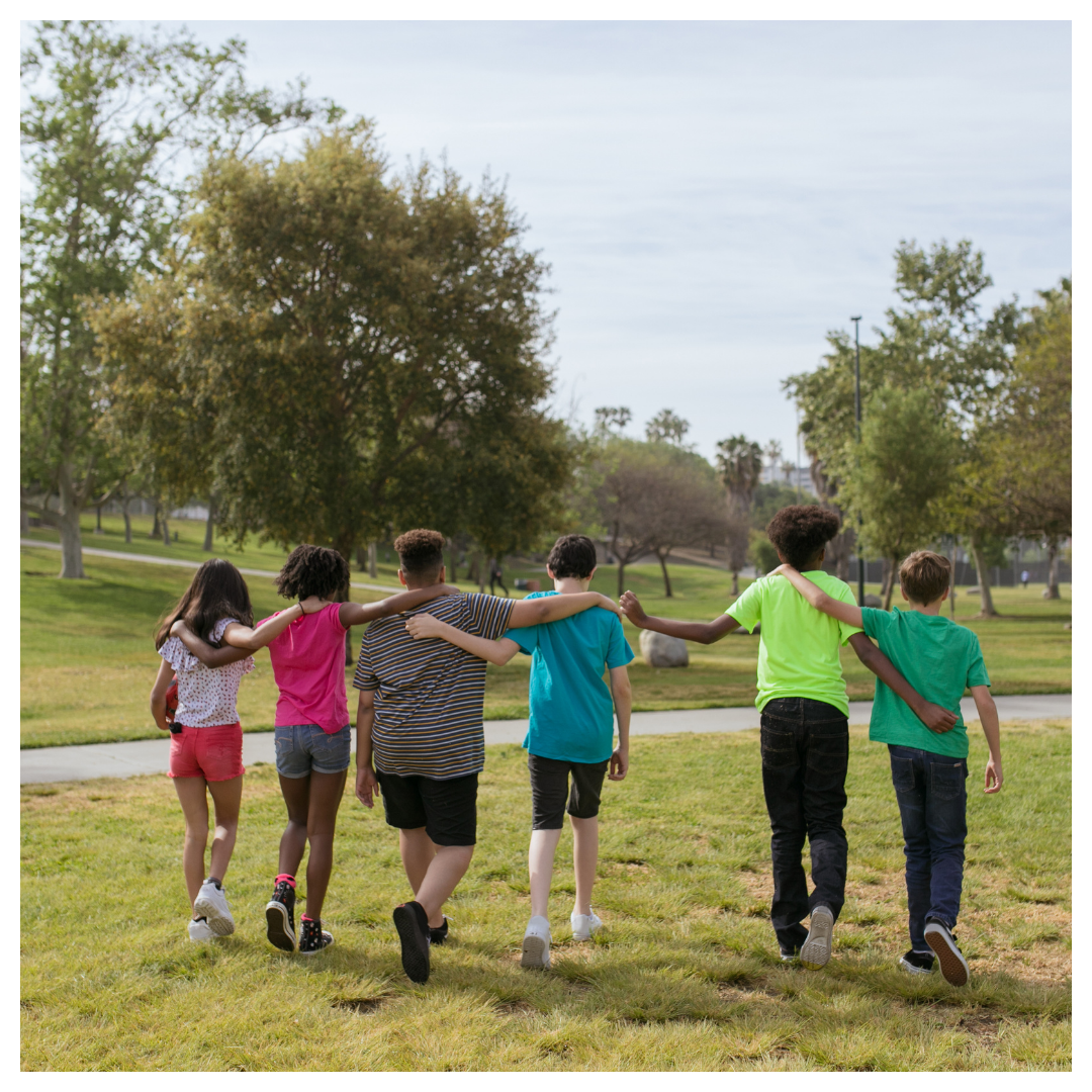 Kids socializing and spending time together