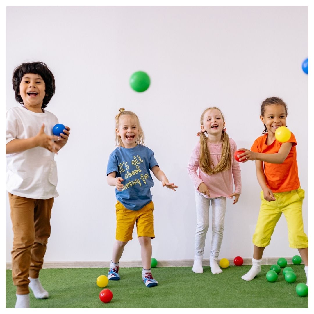 kids playing together