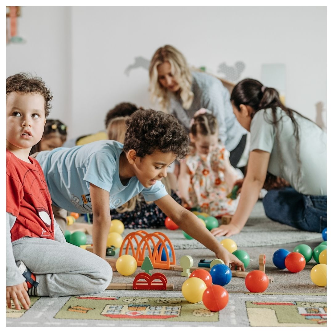 children playing together to boost social skills